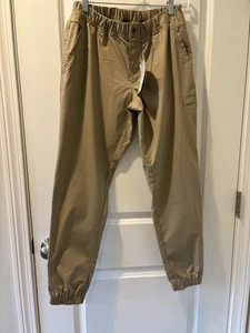 prAna Double Peak Jogginghose Hose Sandbar Bio Baumwolle Stretch Damen 6 Neu mit Etikett - Bild 1 von 6