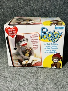 VTG Peejay 21" Sock Monkey & Bear Sewing Craft Kit w/Adoption paper '07 #0465-68 - Picture 1 of 6