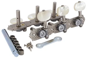GOTOH 35P510MF Classical Guitar Tuning Machine, White MOP button - X-Nickel - Picture 1 of 7