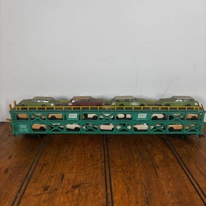 Bachmann HO Scale Penn Central Auto Carrier Car 905354 W/ Vehicle Load Train - Picture 1 of 15