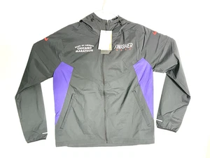 Chaqueta para correr Nike 2024 Chicago Marathon Windrunner negra para hombre talla L FV6204-010 - Imagen 1 de 18