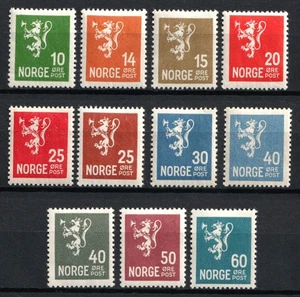 Noruega Mi. 1926 120A-122A, 124A-127A, 129A-132A CV $110 - Imagen 1 de 1