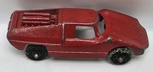 Vintage Tootsietoy - Fiat Abarth - Red Metal Diecast Toy Car unrestored Original - Picture 1 of 7