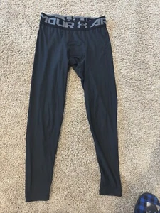 Pantaloni a compressione Under Armor uomo taglia large neri pantaloni per tutte le stagioni meteo - Foto 1 di 5