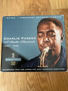 A Studio Chronicle 1940-1948 [Box] by Charlie Parker (Sax) (CD, Sep-2003, 5... - Picture 1 of 3