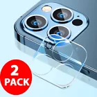 9H LINSE GLAS Displayschutzfolie für iPhone 12 11 13 14 Pro Max, Plus Mini - 2er-PACK