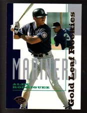 1995 Leaf Gold Rookies #1 Alex Rodriguez SEATTLE MARINERS
