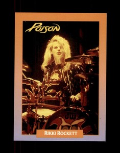1991 Brockum Rock Cards #218 Rikki Rockett  SET BREAK 