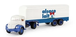 Brekina 85424 - 1/87 Berliet Glr 8 Box Trailer - Alsace Milk - New - Picture 1 of 1