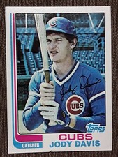 1982 Topps Jody Davis RC Rookie Baseball Card #508 Cubs