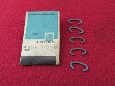 NOS 1955 1956 1957 GMC TRUCK BRAKE SHOE ANCHOR PIN FELT RETAINER X5 GM#2331970 - Image 1 of 4