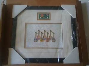 Hard Rock Cafe` - Bild "Interstate 5" Limited Edition mit 7 Gitarren-Pins - Bild 1 von 5