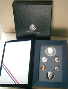 UNITED STATES 1990 PRESTIGE SET IN ORIGINAL BOX. - Picture 1 of 2