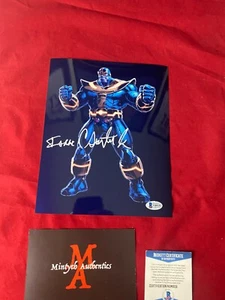 ISAAC SINGLETON AVENGERS ASSEMBLE SIGNED 8x10 PHOTO! BECKETT COA! THANOS!  - Picture 1 of 1