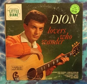 Dion LP Lovers Who Wander LAURIE Original (1962) Mono HYPE STICKER Monarch Press - Picture 1 of 11