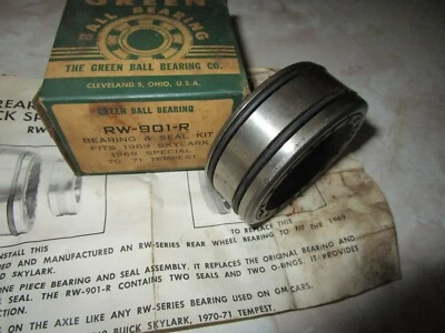 Cojinete de rueda trasera NORS 1969-1971 Buick Special Skylark Tempest, años 70. F85 Foto 1 de 4