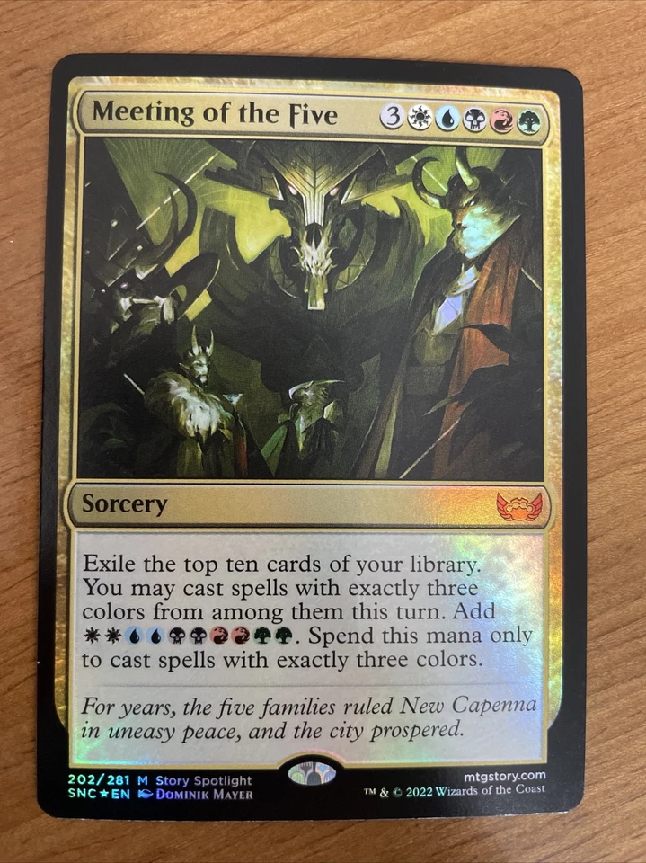MTG Meeting of the Five - Streets of New Capenna - 202/281 Foil NM Mythic - Image 1 of 1