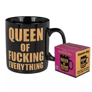 XXL Becher Queen of fucking everything Tasse 850 ml Kaffeetasse Kaffeebecher NEU - Bild 1 von 1