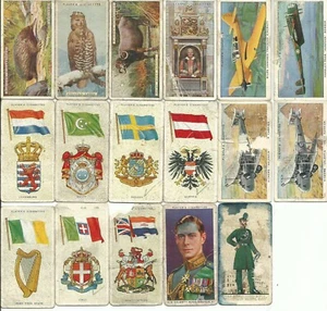 CIGARETTE CARDS-JOHN PLAYER-1920/1930-ODDS-mixed-18 cards - Picture 1 of 2