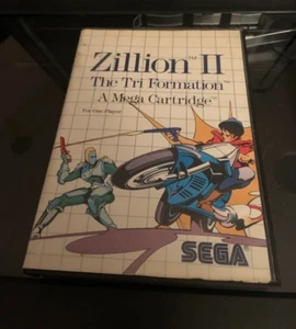 Sega Master Zillion 2 II The Tri Formation CIB Box Manuel And Cartridge - Picture 1 of 5