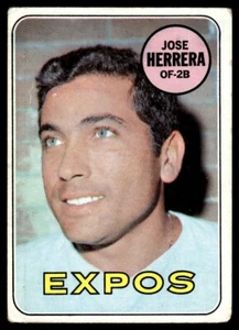 1969 Topps Jose Herrera RC Montreal Expos #378 - Foto 1 di 2