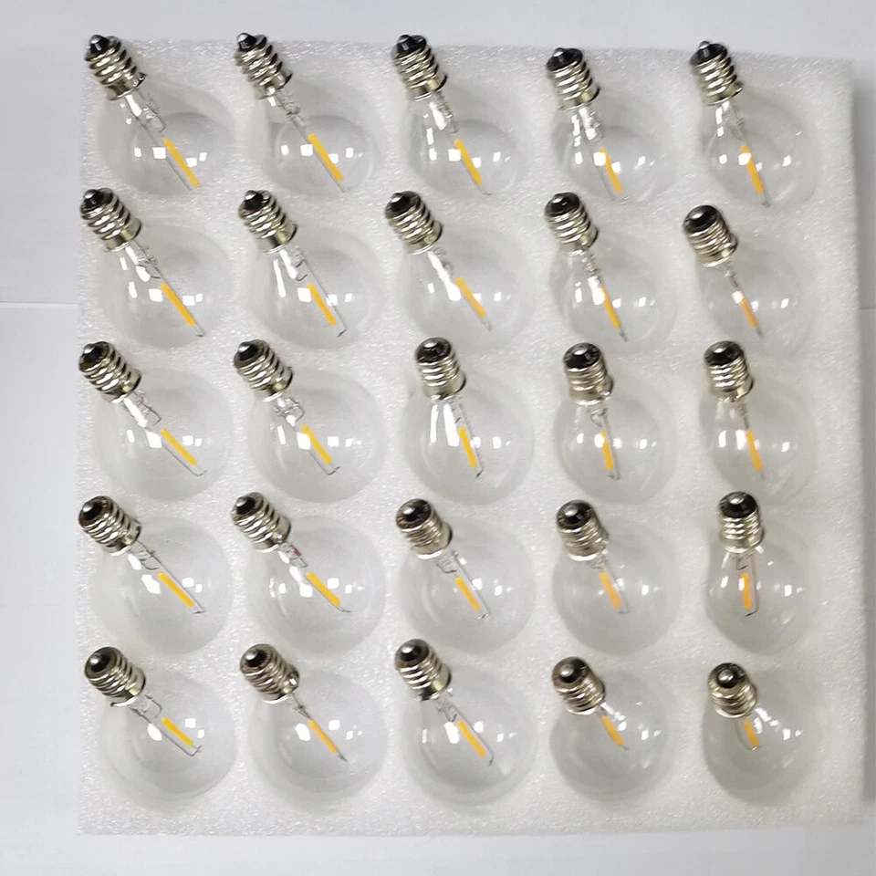 25/50pcs G40 Globe LED Replacement Bulbs for Outdoor Garden Festoon String Light