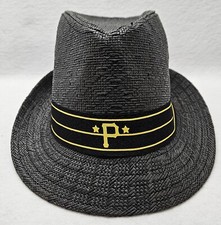 Pittsburgh Pirates Black Gold Fedora Hat Cap MLB Baseball Coca Cola Promo SGA