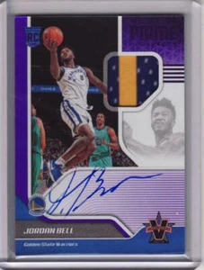 2017-18 Panini Vanguard Jordan Bell RPA RC Patch Auto Purple 25/25 Warriors - Picture 1 of 1