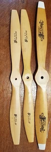 Eliche in legno per aereo radiocomandato 2-16" e 1-18" - Foto 1 di 2