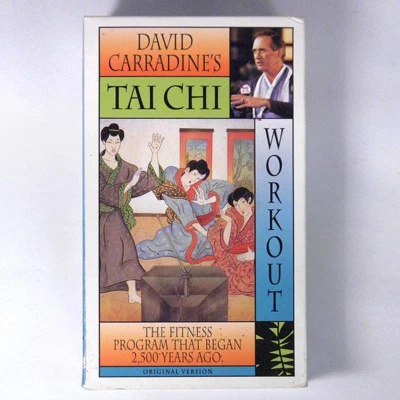 RARE David Carradine Tai Chi Workout Fitness Low Impact Exercise Kung Fu VHS VTG - Image 1 of 4