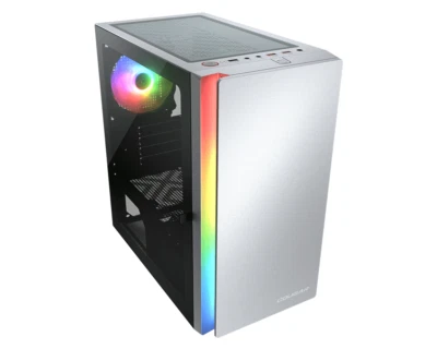 Cougar Purity RGB White Micro ATX/Mini-ITX Gaming PC Case - Image 1 of 4