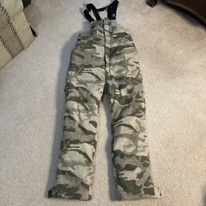 Cabela's Stand Hunter Wooltimate Windshear Extreme Insulated Camo Bibs Large - Picture 1 of 11