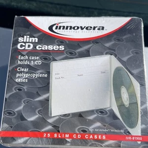 Innovera Slim CD Case Clear 25/Pack 81900 - Bild 1 von 4