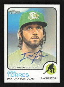 Jose Torres 2022 Topps Heritage Minor League Real One Autographs Auto #ROA-JT - Bild 1 von 2
