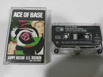 Ace of Base Happy Nation Holland Edit 4 New Tracks - Cinta Cassette Esp 3T - Image 1 of 4