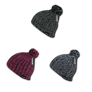 Gorras Pom Sombreros Estilo Gorros Invierno Cuglog Hewitts - Imagen 1 de 8