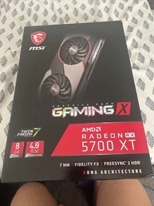 MSI AMD RADEON RX 5700 XT Gaming X 8gb gddr6 graphics card - Picture 1 of 5