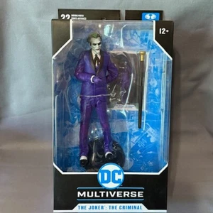 The Joker Criminal Action Figure DC Multiverse Mcfarlane Toy Comic MOC Three Box - Picture 1 of 4