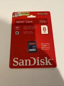 NEW SanDisk SDHC 8GB Memory Card - Sealed Fast Shipping! - Picture 1 of 1