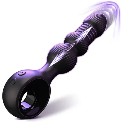 Thrusting Anal Butt Plug Dildo Vibrator Prostate Massager Sex Toys For Men Women - Image 1 of 4