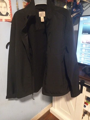 Chaqueta negra grande de St John's Bay Foto 1 de 2