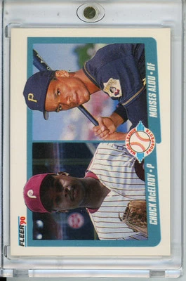 1990 Fleer #650 Chuck McElroy / Moises Alou - Image 1 of 2