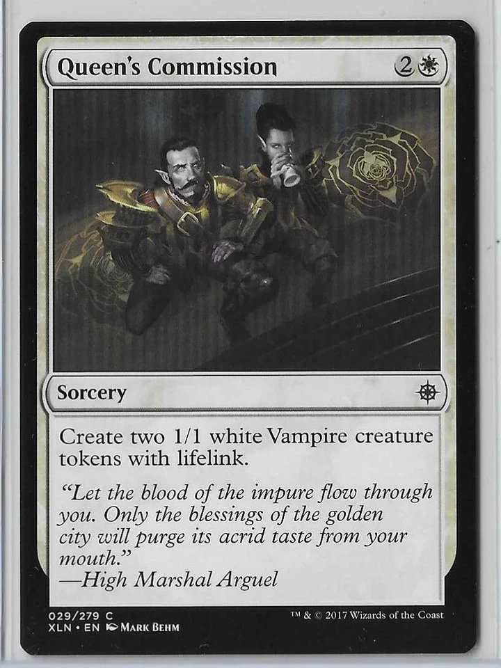 LP Queen's Commission Ixalan #029/279 XLN MTG - Image 1 of 1