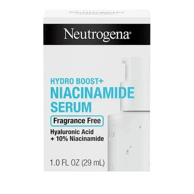 Neutrogena Hydro Boost+ Sérum de Niacinamida Ácido Hialurônico Sem Fragrância 1.0floz - Imagem 1 de 2