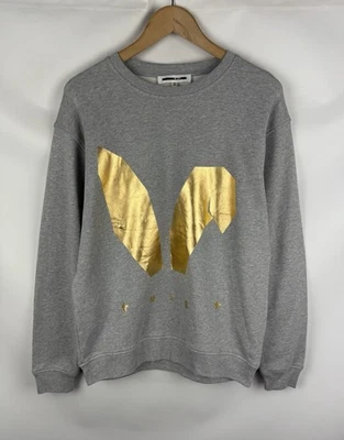 Mcq Alexander McQueen Damas Logo Grande Cuello Redondo Sudadera Pullover Talla M Foto 1 de 4