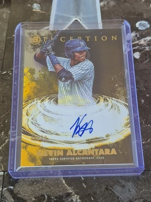 Kevin Alcantara Gold /50 2021 Bowman Inception Primordial Prospects Autograph  - Image 1 of 3