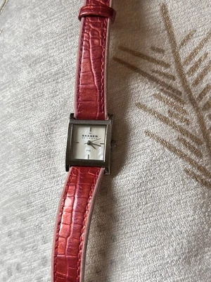 Skagen Denmark 528SSLP4 Mop Face Leather Band - Image 1 of 4