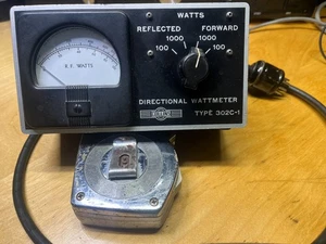 Collins 302C-1 Wattmeter Display control head only Ham Amateur CB Radio 1000W - Afbeelding 1 van 1
