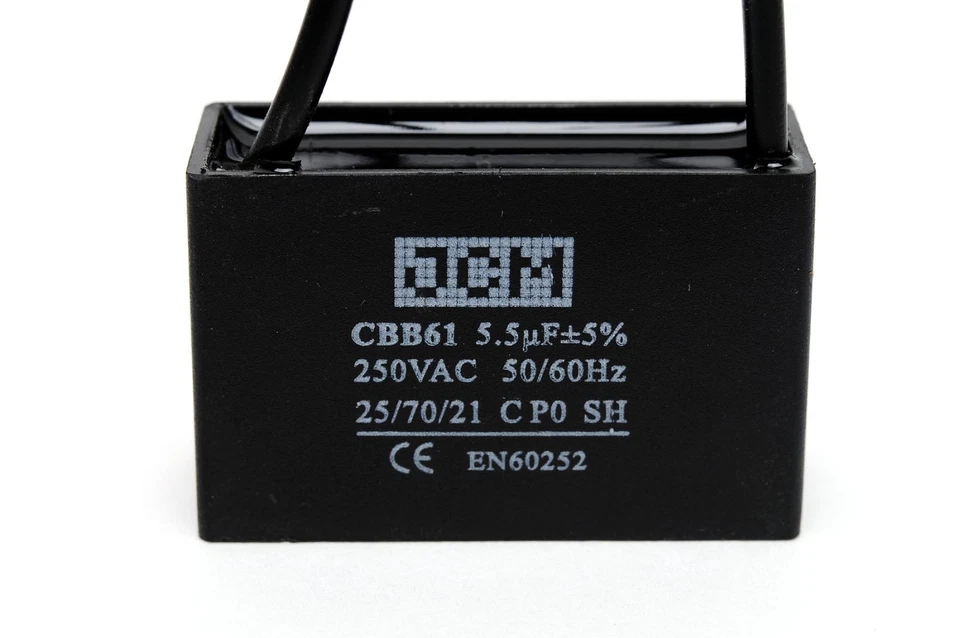 JCM CEILING FAN CAPACITOR 5.5UF 250V AC 5.5 UF 250VAC MOTOR ELECTRIC CAP 5.5MFD MFD