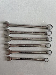 Craftsman Evolv 6 Pc 12 Pt Metric Combination Wrench Set 8,10,11,12,13,14 MM - Foto 1 di 2